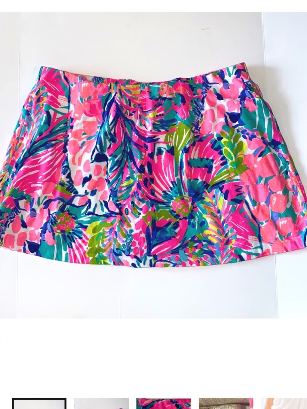 Lilly Pulitzer Gumbo Limbo Madison Skort EUC